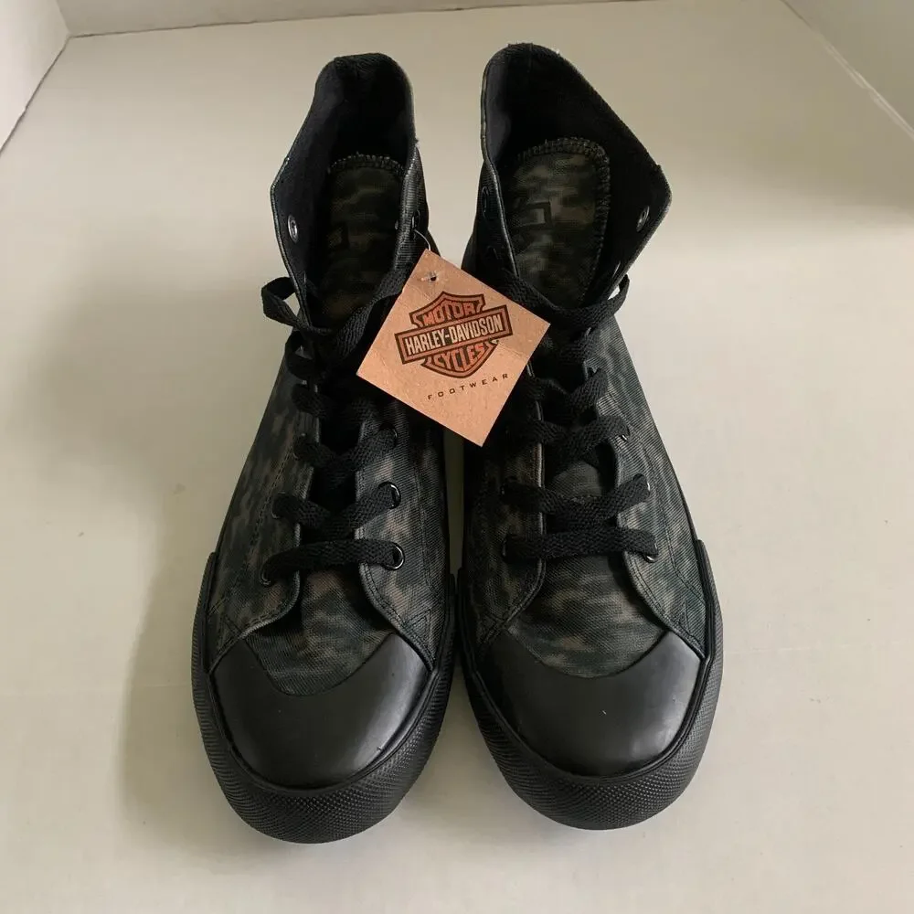 Harley Davidson Men's Size 8 Baxter High Top Camo Sneaker Shoes D93903 New